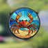 Crab Stained Glass Effect Suncatcher